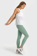 Millennia High Waist Ankle-Length Yoga Leggings - Hovatok