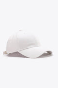 Plain Adjustable Cotton Baseball Cap - Hovatok