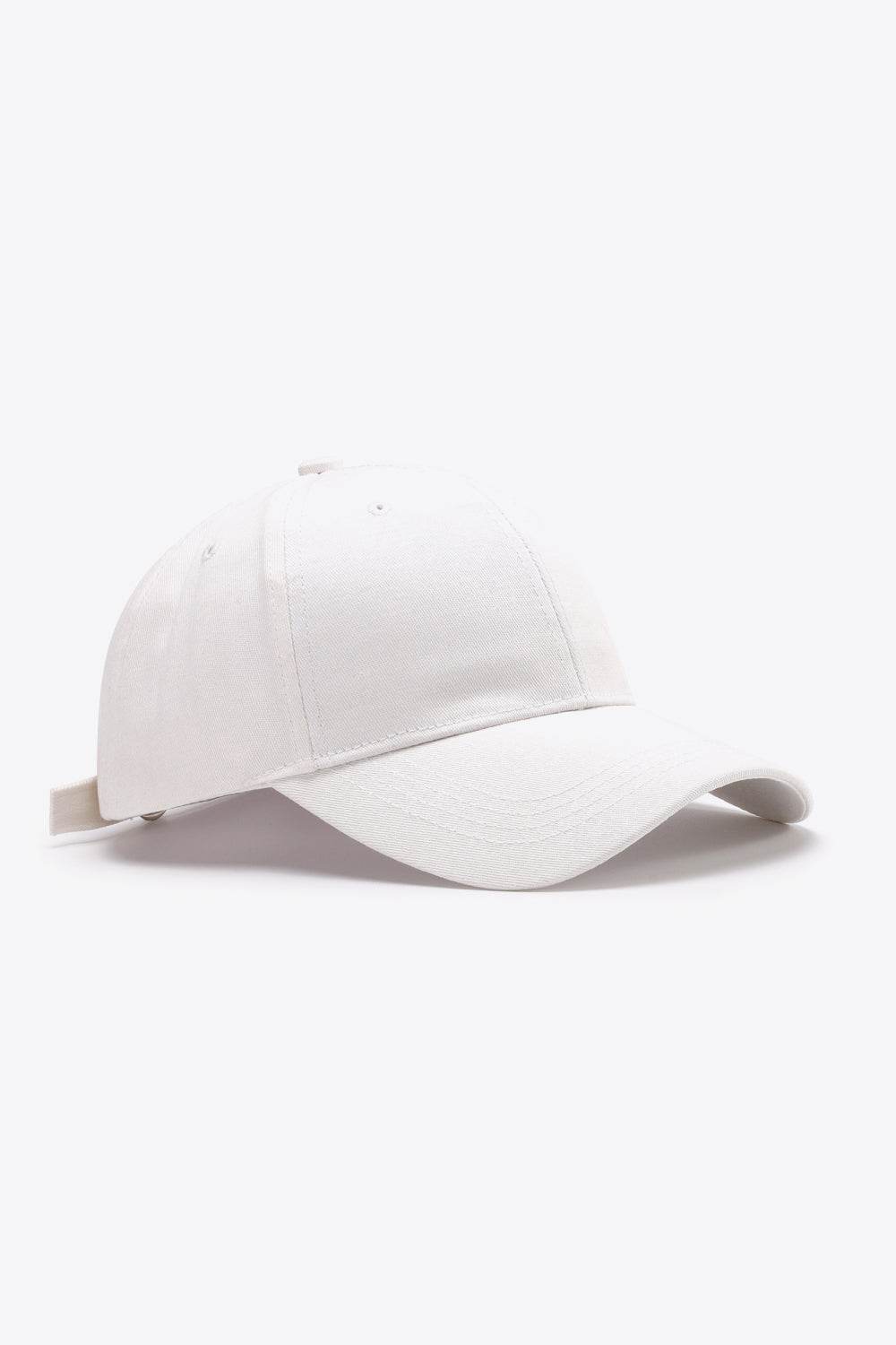 Plain Adjustable Cotton Baseball Cap - Hovatok
