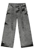 Wide Leg Jeans with Pockets - Hovatok