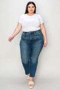 Judy Blue Full Size Tummy Control High Waist Slim Jeans - Hovatok