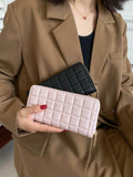 PU Leather Solid Color Wallet - Hovatok