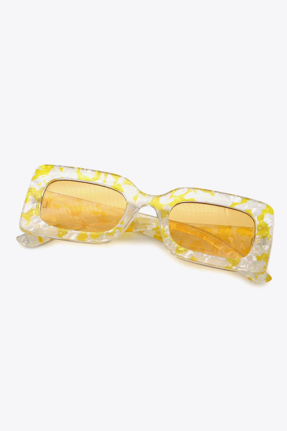 Tortoiseshell Rectangle Polycarbonate Sunglasses - Hovatok