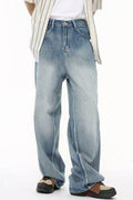 Mid Rise Wide Leg Jeans - Hovatok