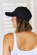 Zenana Embroidered City Baseball Cap - Hovatok