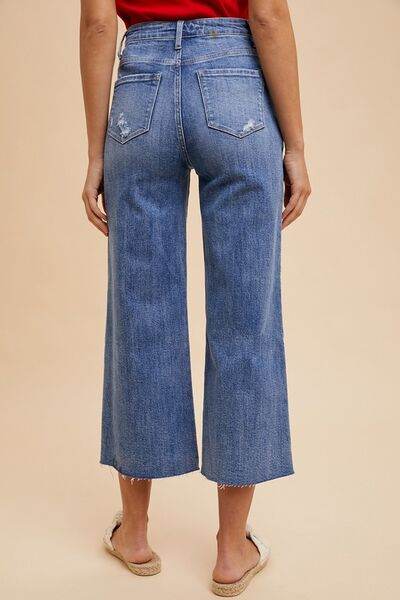 Annie Wear High Rise Wide Leg Jeans - Hovatok