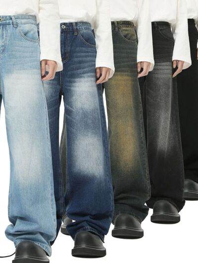 Men's Cat's Whisker Wide Leg Jeans - Hovatok