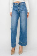 RISEN Full Size High Rise Wide Leg Jeans - Hovatok
