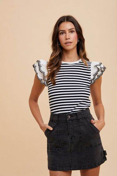 Annie Wear Cargo Denim Mini Skirt - Hovatok