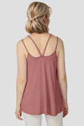 Basic Bae Bamboo Scoop Neck Double Spaghetti Straps Cami - Hovatok