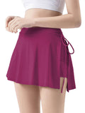 High Waist Active Skort with Pockets - Hovatok