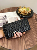 PU Leather Solid Color Wallet - Hovatok