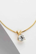Adored Show Off 1 Carat Moissanite Pendant Necklace - Hovatok