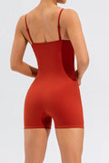 Spaghetti Strap Round Neck Romper - Hovatok