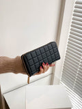 PU Leather Solid Color Wallet - Hovatok