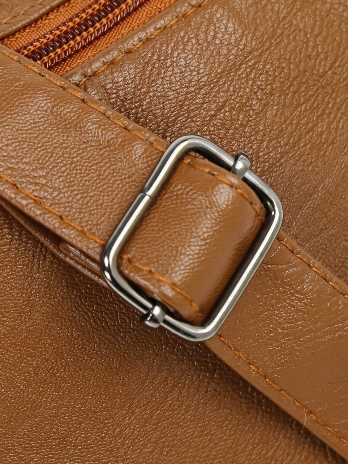 Adjustable Strap PU Leather Shoulder Bag - Hovatok