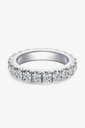 Adored 2.3 Carat Moissanite 925 Sterling Silver Eternity Ring - Hovatok