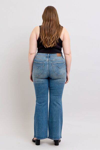 Judy Blue MR Tummy Control Vintage Wash Jeans - Hovatok