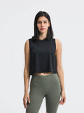 Millennia Round Neck Cropped Active Tank - Hovatok