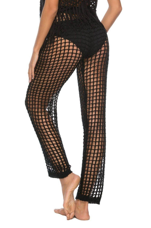 Cutout High Waist Swim Pants - Hovatok