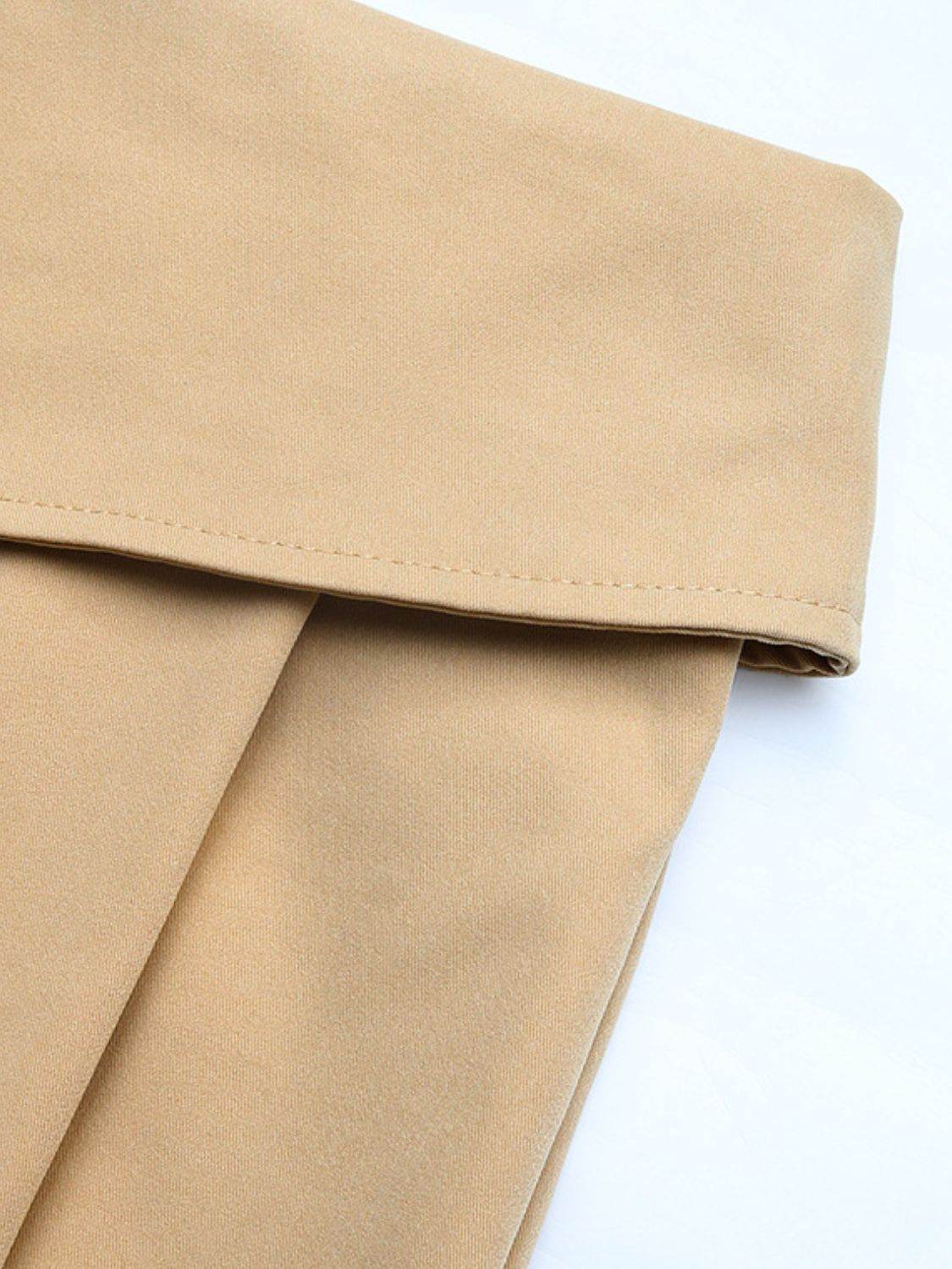 Perfee Pleated High Rise Shorts - Hovatok