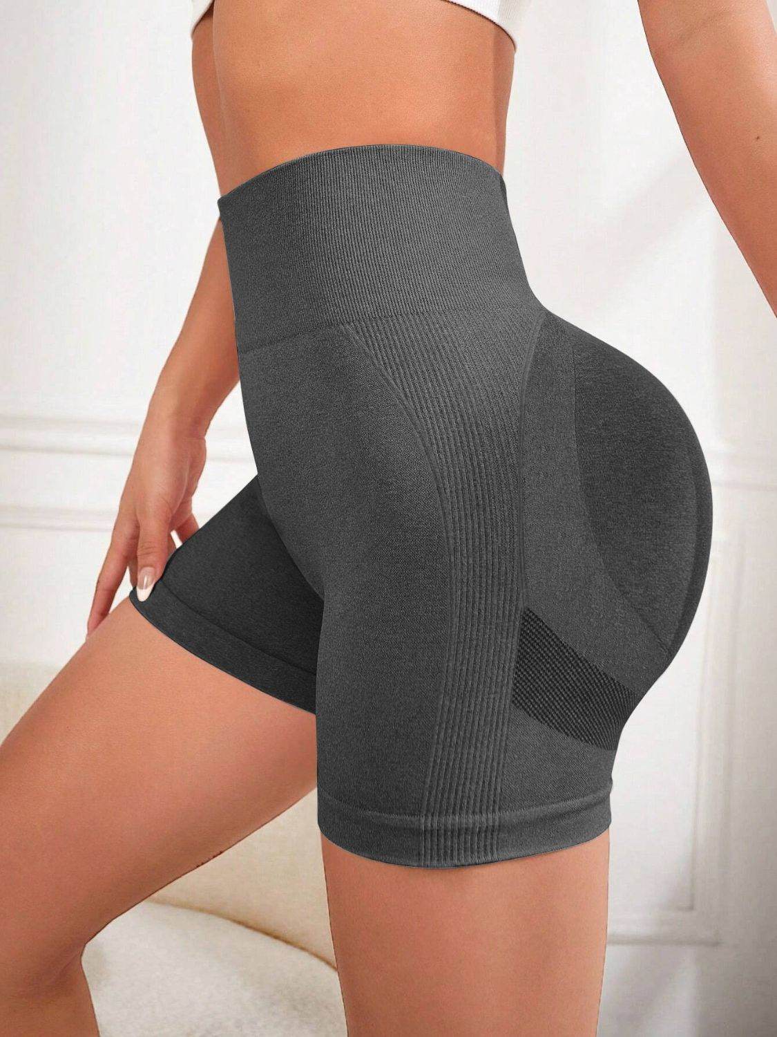 High Waist Active Shorts - Hovatok