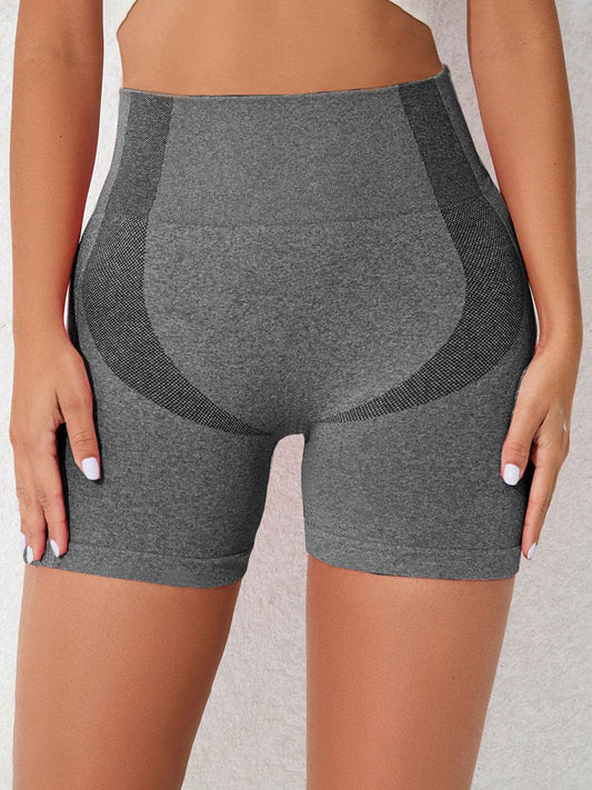 High Waist Active Shorts - Hovatok