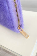 Solid Color Fluff Rectangle Wallet - Hovatok