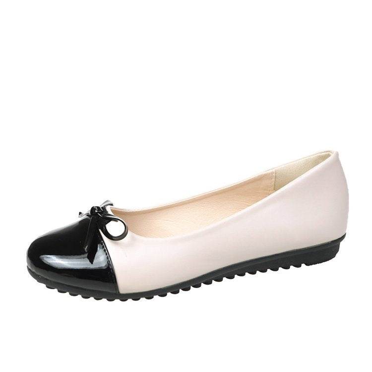 Round Toe Bow Flats - Hovatok