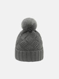 Roll Rim Cable-Knit Hat - Hovatok