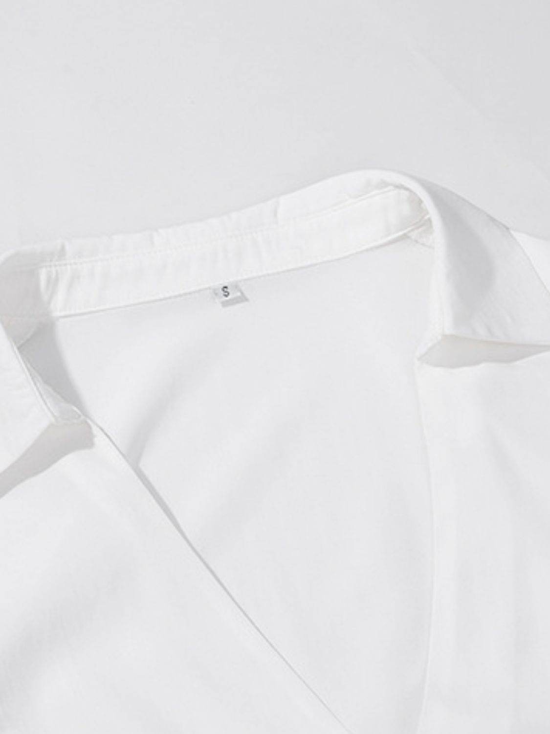 Devine Button Down Collared Neck Long Sleeve Shirt - Hovatok