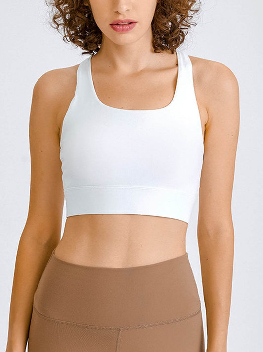 Millennia Double Take Square Neck Racerback Cropped Tank - Hovatok