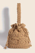 Fame Intricate Braided Single Strap Drawstring Bag - Hovatok
