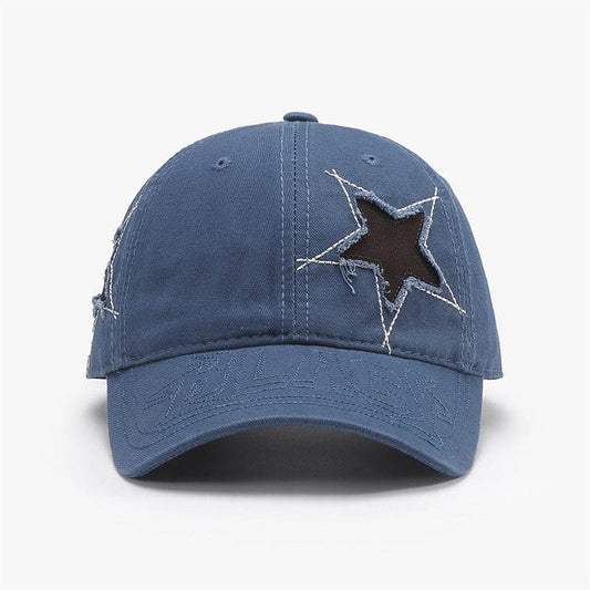 Adjustable Star Raw Hem Cap - Hovatok