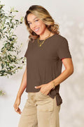 Basic Bae Full Size Round Neck Short Sleeve T-Shirt - Hovatok