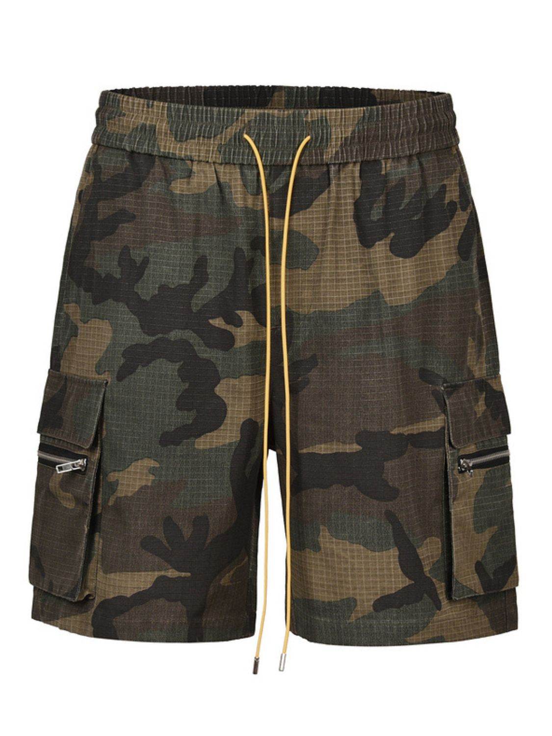 Men's Drawstring Camouflage Shorts - Hovatok
