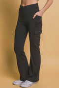 Love Tree Flared Cargo Leggings - Hovatok