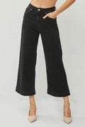 RISEN Full Size High Rise Wide Leg Ankle Jeans Plus Size - Hovatok