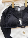 Glitter Three-Piece Swim Set - Hovatok
