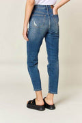 Judy Blue Full Size Tummy Control High Waist Slim Jeans - Hovatok