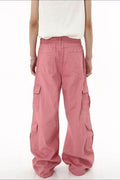 Wide Leg Cargo Jeans - Hovatok