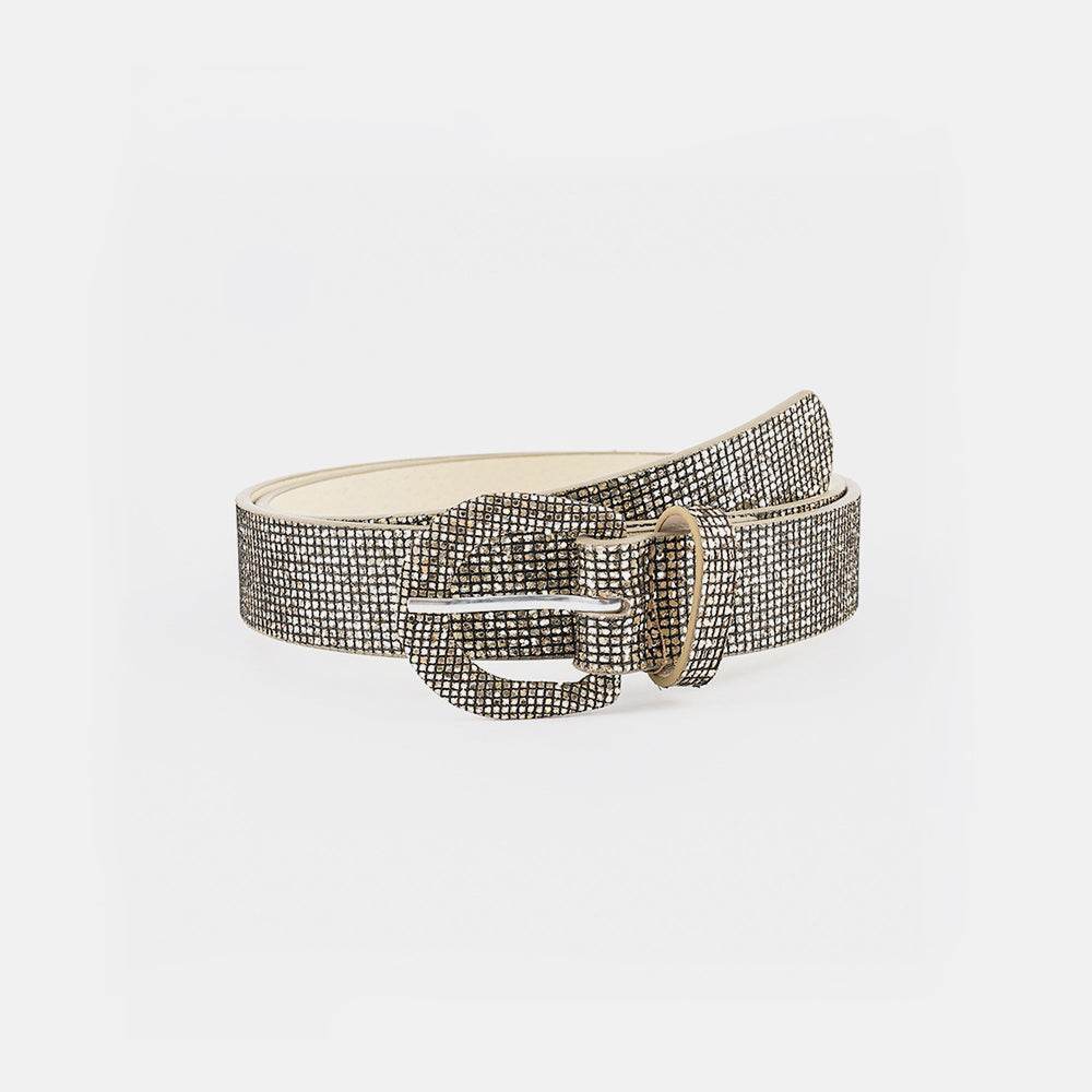 Sequin PU Leather Belt - Hovatok