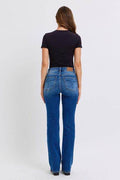 Judy Blue Full Size Run Mid-Rise Bootcut Jeans with Thermal Lining - Hovatok