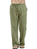 Men's Full Size Drawsting Straight Leg Pants Plus Size - Hovatok