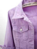 Full Size Cropped Denim Jacket Plus Size - Hovatok