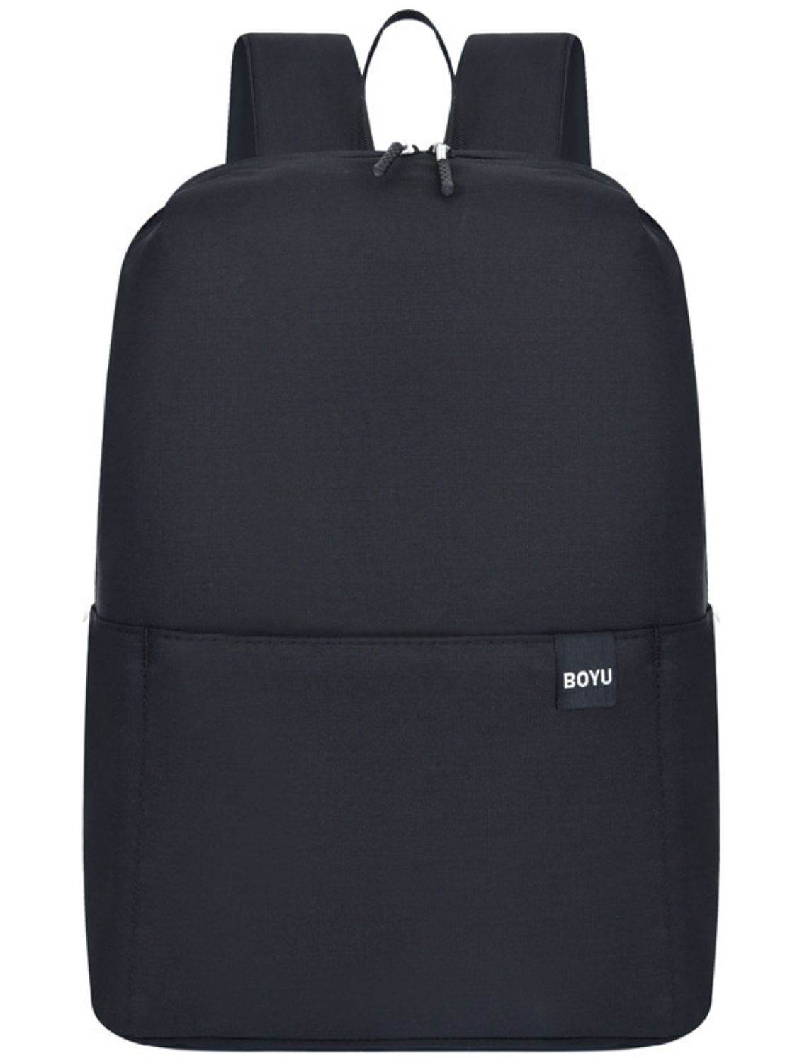 Solid Color Nylon Backpack Bag - Hovatok