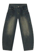 Mid Rise Waist Jeans with Pockets - Hovatok
