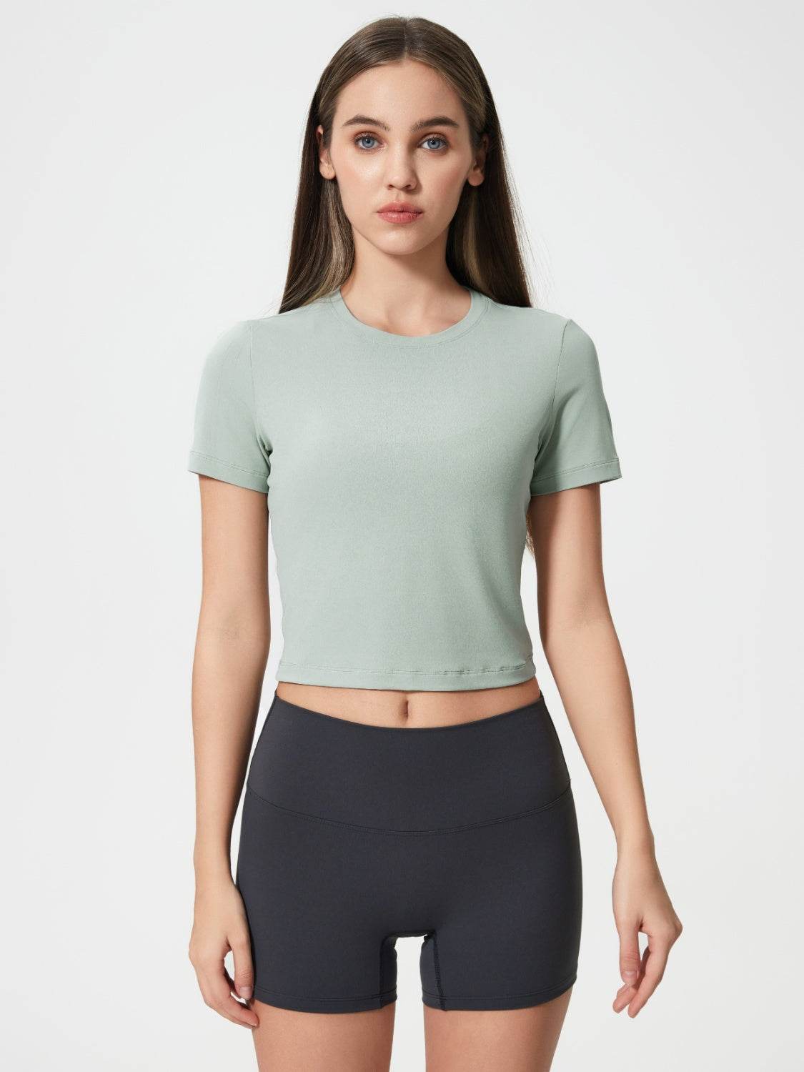 Millennia Round Neck Short Sleeve Active T-Shirt - Hovatok