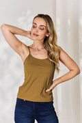 Basic Bae Full Size Round Neck Slim Cami - Hovatok