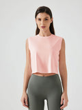 Millennia Round Neck Cropped Active Tank - Hovatok